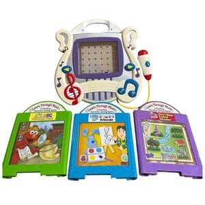 2002 Fisher Price Learn Through Music Toy With 3 Games Tested & Working Dora